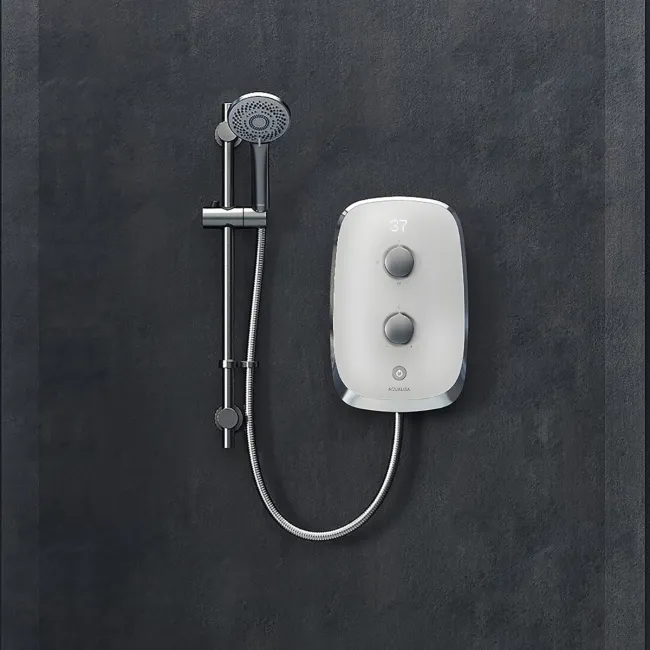 Aqualisa eMOTION Electric Shower - 9.5KW - Arctic White