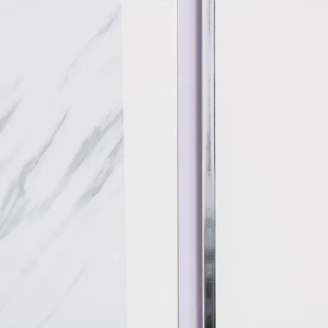 Trepanel Aqua® Shower Panel PVC End Cap Silver