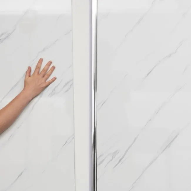 Trepanel Aqua® Shower Panel PVC H Joint Silver