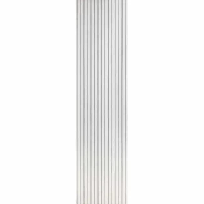 Trepanel® All White on White Felt Acoustic Wood Slat Panels