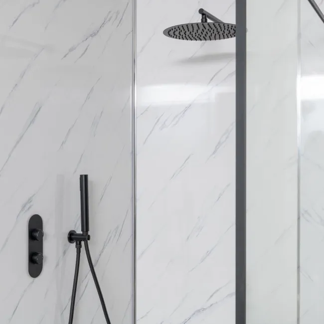 Trepanel Aqua® Shower Panel PVC Internal Corner Joint Silver