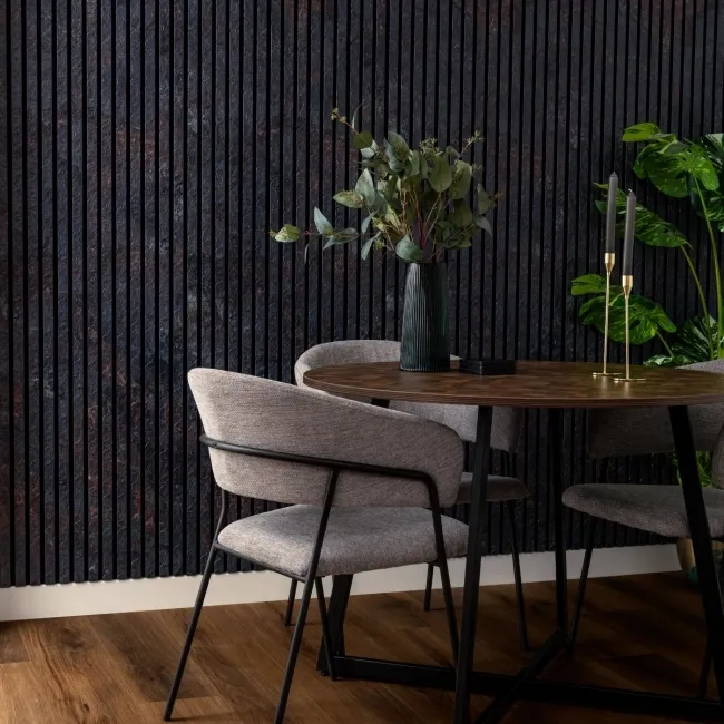 Trepanel Design® Dark Peacock Slate Effect Acoustic Wall Panels
