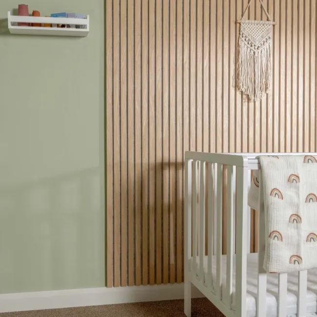 Trepanel® Oak on Grey Felt Acoustic Wood Wall Panels