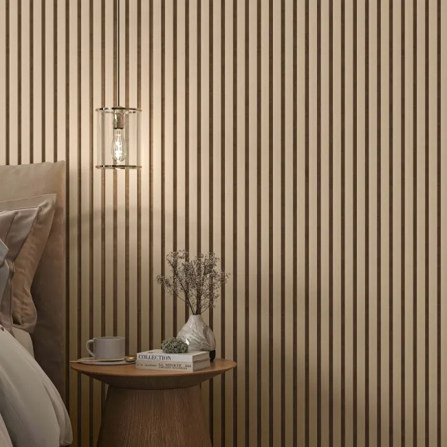 Trepanel® Mocha Mousse Beige Matt Acoustic Wall Panels