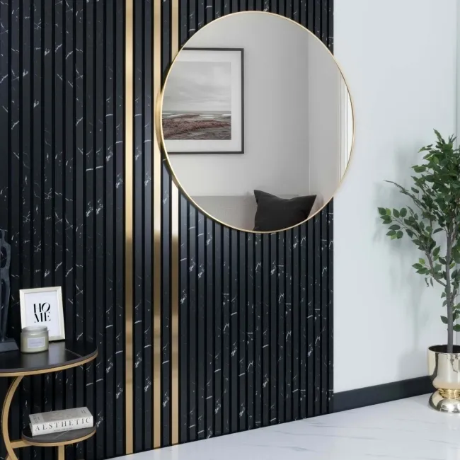 Trepanel® Stainless Steel Brass Decorative Acoustic Slat Cover