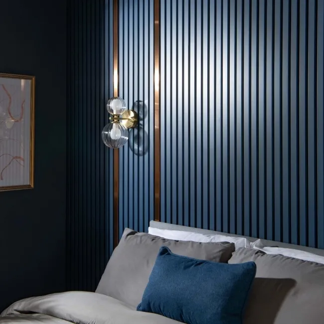 Trepanel® Stainless Steel Brushed Copper Decorative Acoustic Slat Cover