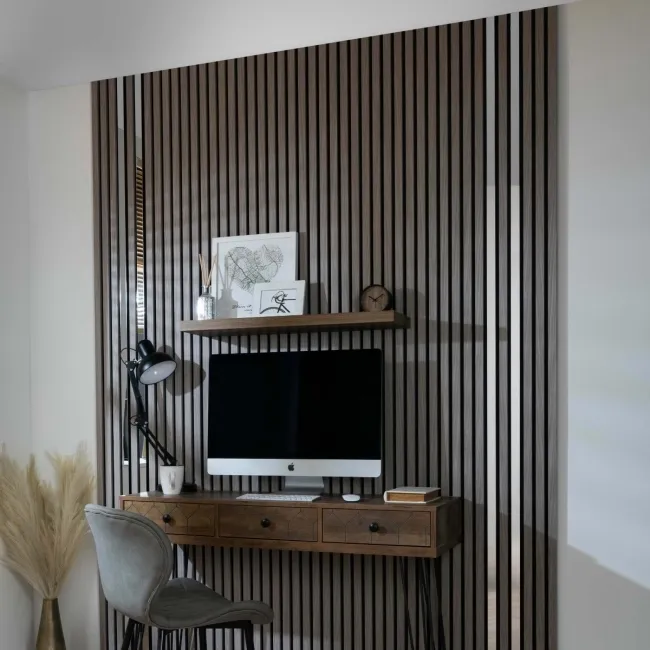 Trepanel® Stainless Steel Silver Decorative Acoustic Slat Cover