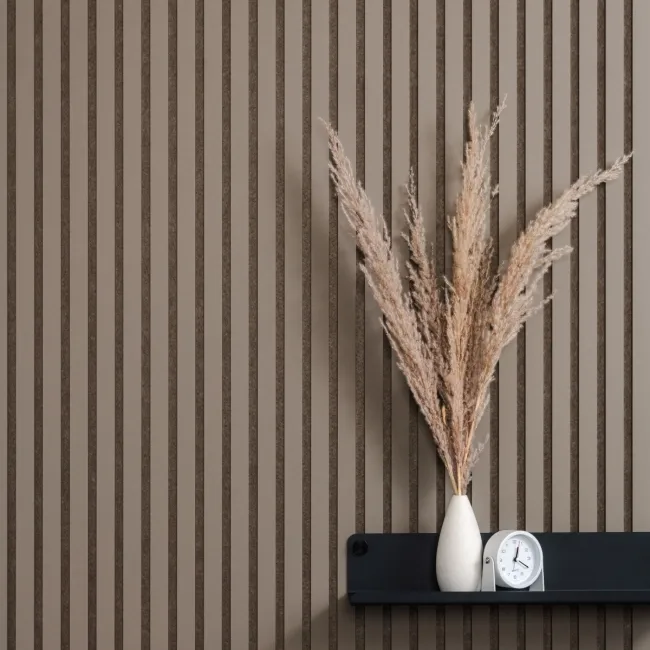 Trepanel® Warm Greige Beige Matt Acoustic Wall Panels