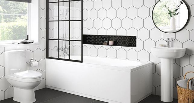10 Stunning Matt Black Grid Shower Enclosures