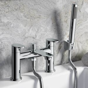 Anker Chrome Bath Filler & Handheld Shower