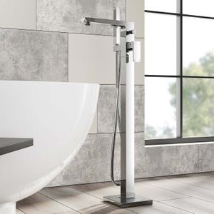 Soar Chrome Freestanding Bath Shower Mixer Tap