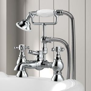 Thames Traditional Chrome Bath Shower Mixer Tap