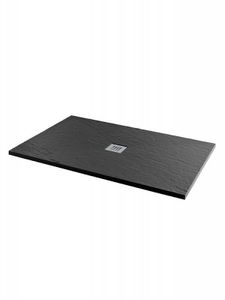 Minerals Rectangle Jet Black Shower Tray 1400 x 900mm