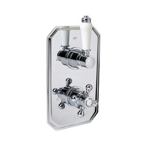 Kinsale Essential Chrome Traditional Thermostatic Shower Valve - 1 Outlet