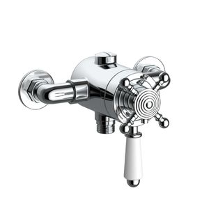 Shannon Traditional Chrome Thermostatic Shower Valve