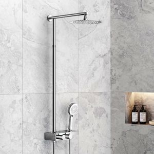 Navan Cool Touch Round Thermostatic Shower with Large 250mm Head