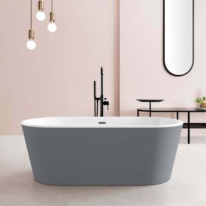 Hyde 1700mm Slate Grey Freestanding Bath