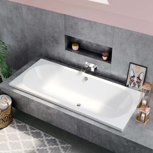 York 1800x800mm Round Double Ended Bath