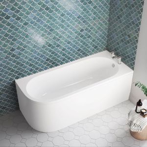 Oakham 1700mm Space Saving Bath - Right Handed