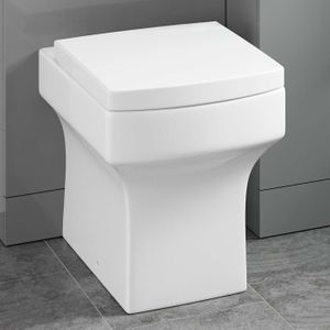 Portland Back To Wall Toilet With Premium Soft Close Seat