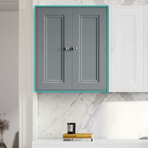 Dove Grey Wall Hung Cabinet 700x600mm