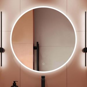 Aria Round Illuminated LED Mirror 800mm