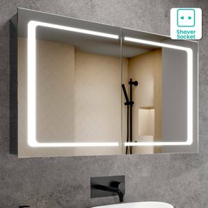 Arabella Illuminated LED Mirror Cabinet 600x1000mm
