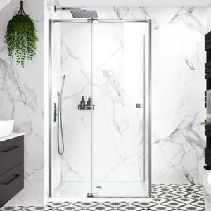Vienna Easy Clean 8mm Hinged Shower Enclosure 1100x900mm