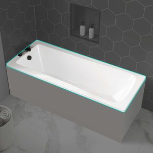 Hereford 1700x700 Square Single Ended Bath