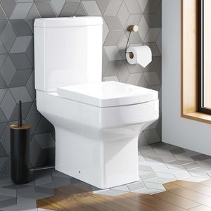 Portland Close Coupled Toilet With Premium Soft Close Seat