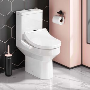 Denver Rimless Close Coupled Toilet With Smart Bidet Seat