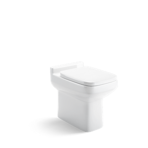 Trim Back To Wall Toilet With Soft Close Seat