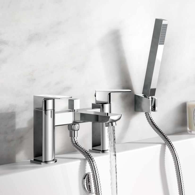 Soar Chrome Bath Filler & Handheld Shower