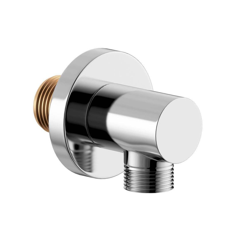 Chrome Round Shower Outlet