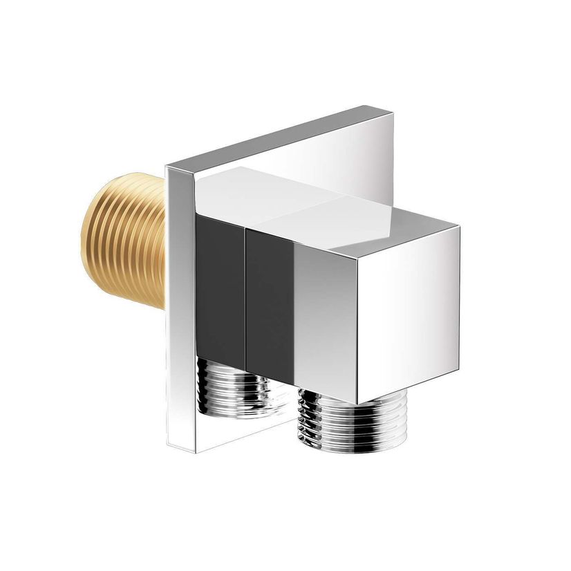 Chrome Square Shower Outlet