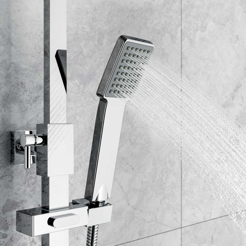 Galway Premium Square Thermostatic Shower Set