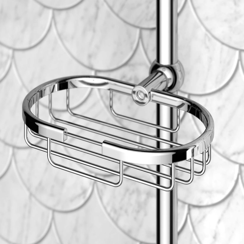Shannon Traditional Thermostatic Shower Set with Hand Shower and Soap Dish