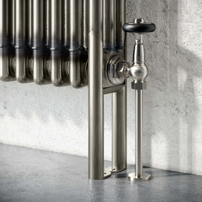 Athens Raw Metal Triple Column Vertical Traditional Radiator 1800x290mm
