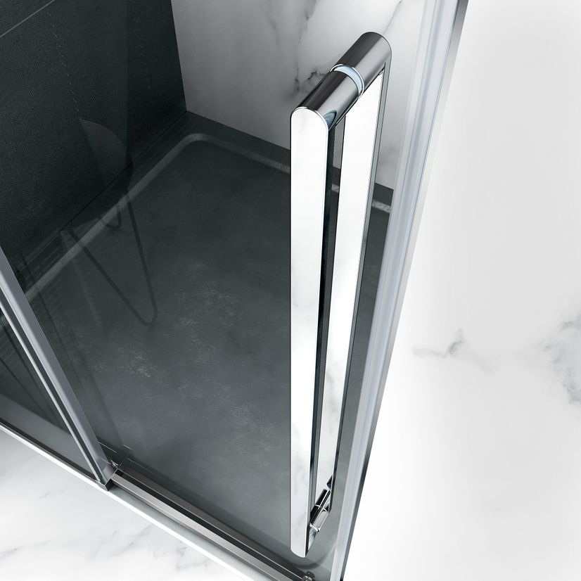 Oslo Premium Easy Clean 8mm Sliding Shower Door 1000mm