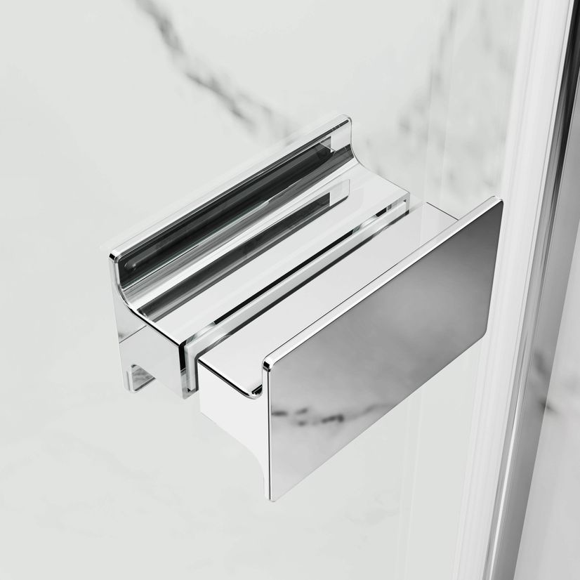 Vienna Easy Clean 8mm Hinged Shower Door 1100mm