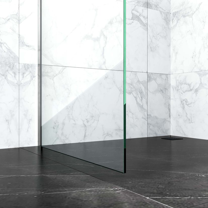 Copenhagen Easy Clean 8mm Wet Room Shower Glass Panel 700mm