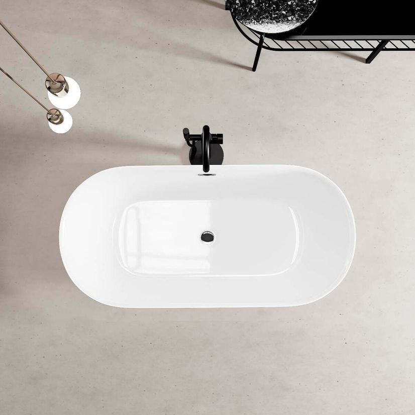 Finsbury 1500mm Slate Grey Freestanding Bath