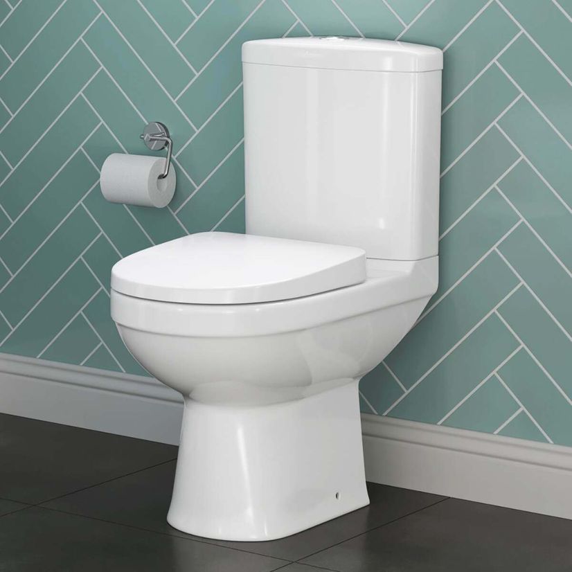 Seattle Replacement Soft Close Seat for Close Coupled Toilet