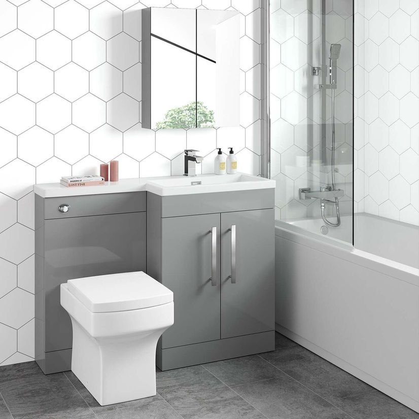 Portland Back To Wall Toilet With Premium Soft Close Seat
