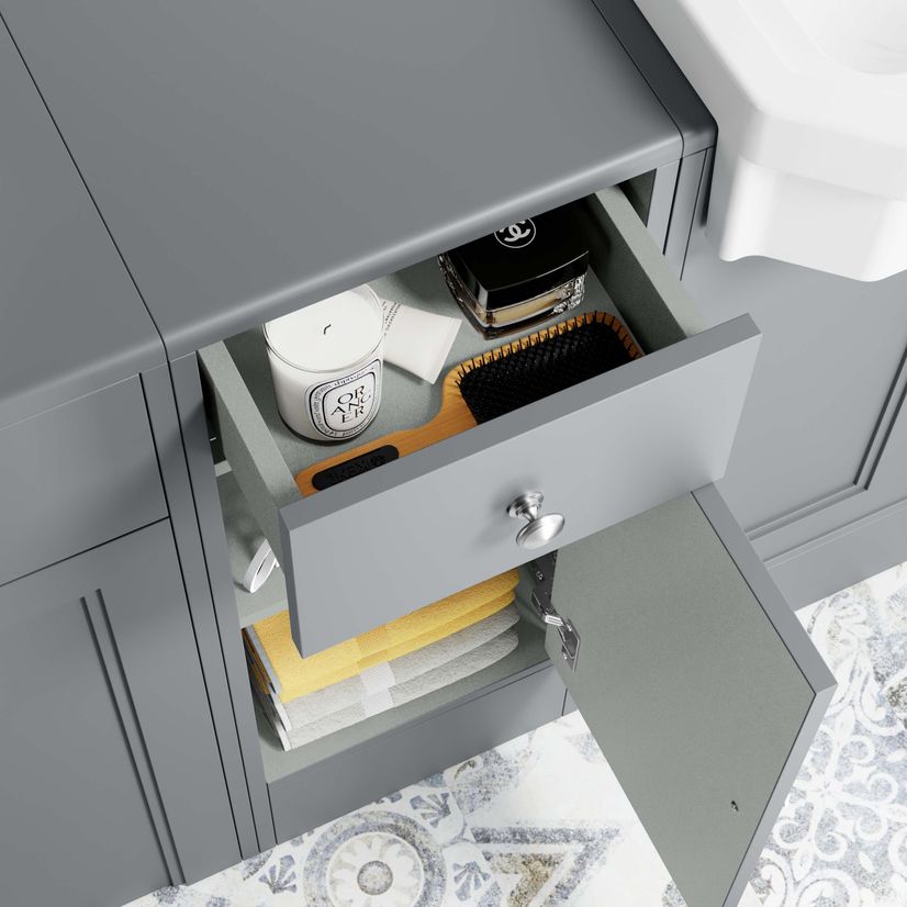 Monaco Dove Grey Side Cabinet Unit 300mm