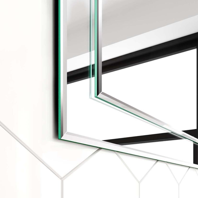 Bella Art Deco Cloakroom Mirror 600x400mm