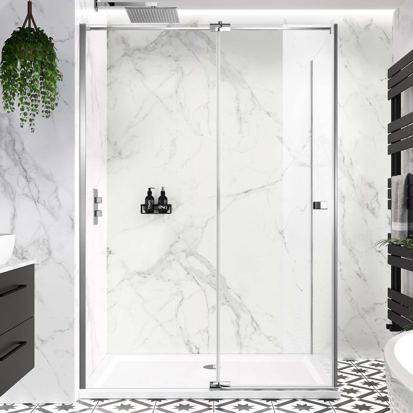 Vienna Easy Clean 8mm Hinged Shower Enclosure 1400x900mm