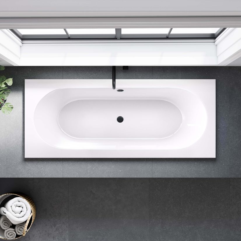 York  1700x700 Round Double Ended Bath