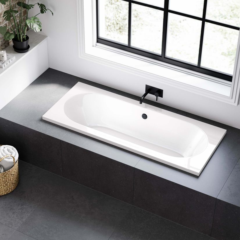 York  1700x750 Round Double Ended Bath