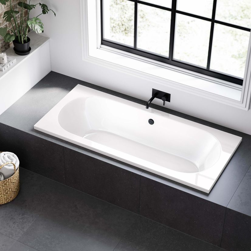 York  1800x800 Round Double Ended Bath